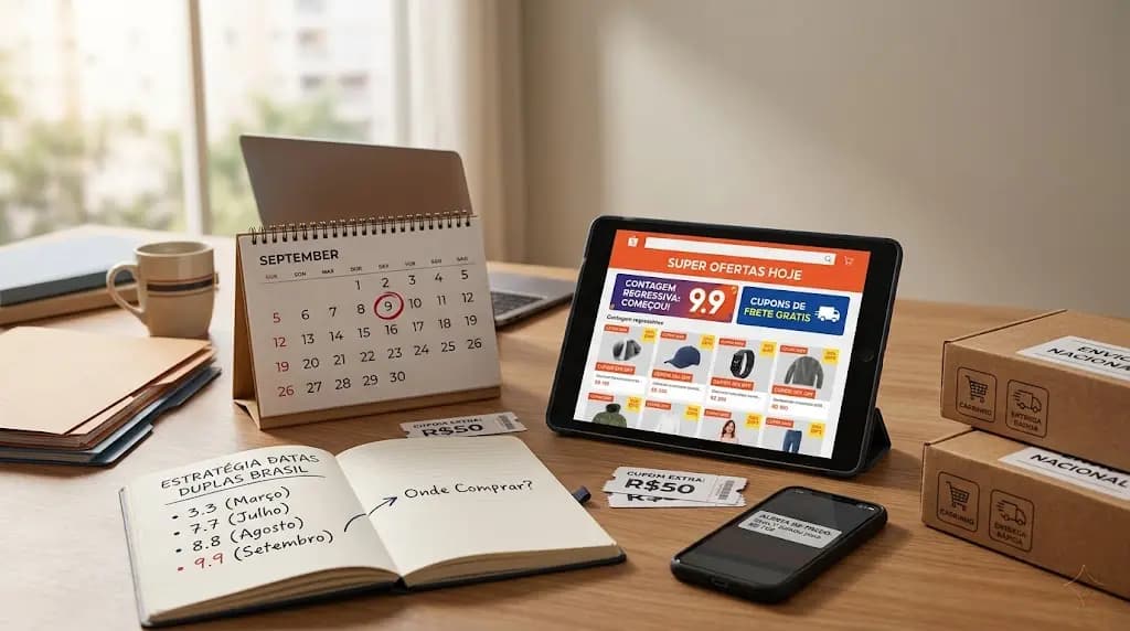 Datas duplas como 3.3, 7.7, 8.8 e 9.9 ganham espaço no calendário promocional brasileiro